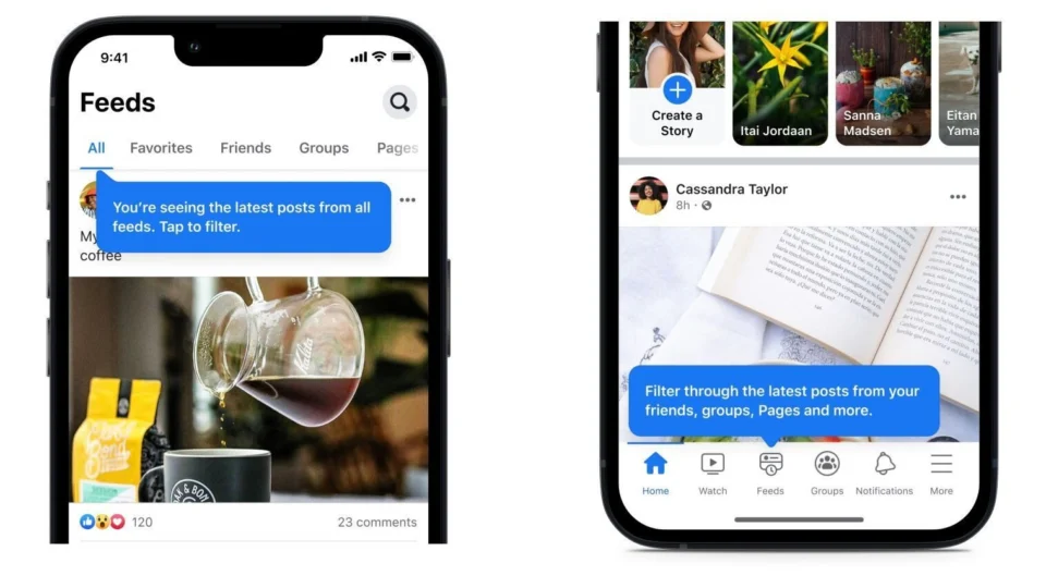 Facebook duplica algoritmos e cria novos feeds