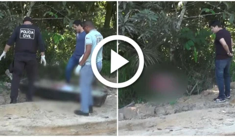 VÍDEO: homem é achado morto em área de mata da Zona Norte de Manaus