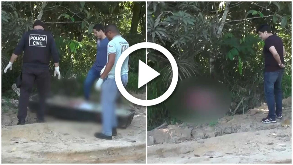 VÍDEO: homem é achado morto em área de mata da Zona Norte de Manaus
