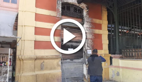 VÍDEO: casa lotérica do Mercado Municipal Adolpho Lisboa é fechada após ataque em Manaus
