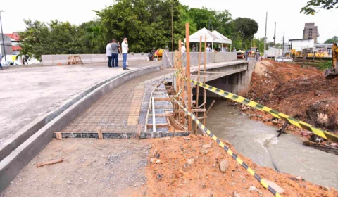 Nova ponte da Av. Senador Raimundo Parente será entregue na segunda, dia 27, anuncia Prefeitura de Manaus