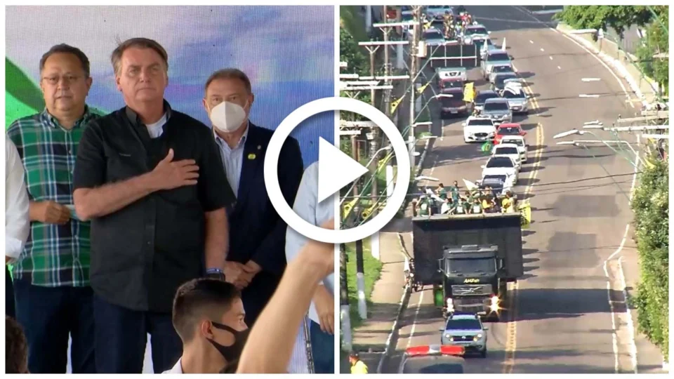 VÍDEO: visita do Presidente Bolsonaro divide parlamentares de Manaus