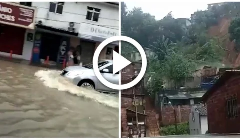 VÍDEO: chuvas deixam dois mortos em deslizamentos no Recife (PE)