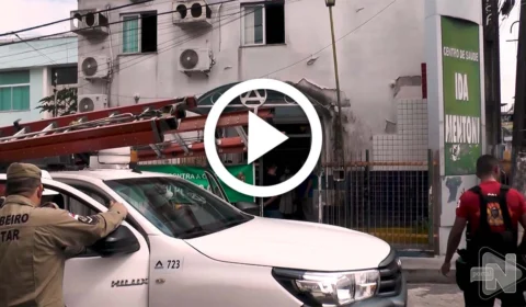 VÍDEO: incêndio atinge UBS na Zona Oeste de Manaus