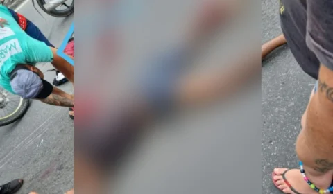 Homem morre atropelado ao tentar atravessar Avenida Torquato Tapajós, em Manaus