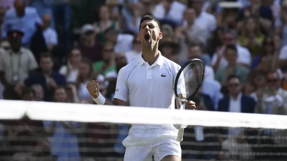 Novak Djokovic garante vaga em mais uma final de Wimbledon na Inglaterra