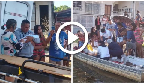 VÍDEO: mulher entra em trabalho de parto em bote na orla de Maués, interior do Amazonas