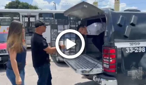 VÍDEO: jovem é preso por tentar matar cunhado a facadas na Zona Leste de Manaus