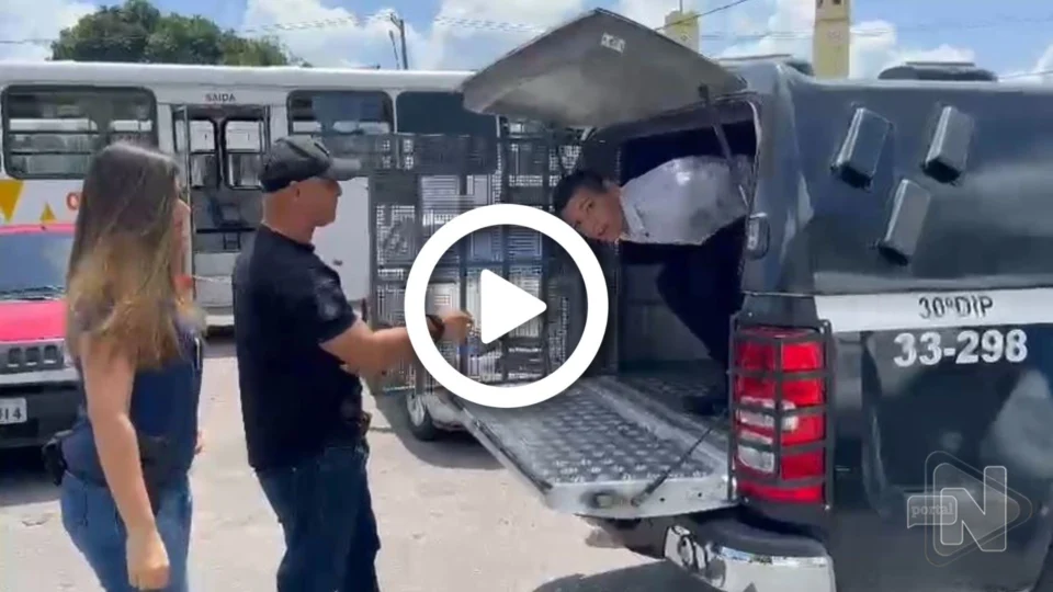 VÍDEO: jovem é preso por tentar matar cunhado a facadas na Zona Leste de Manaus