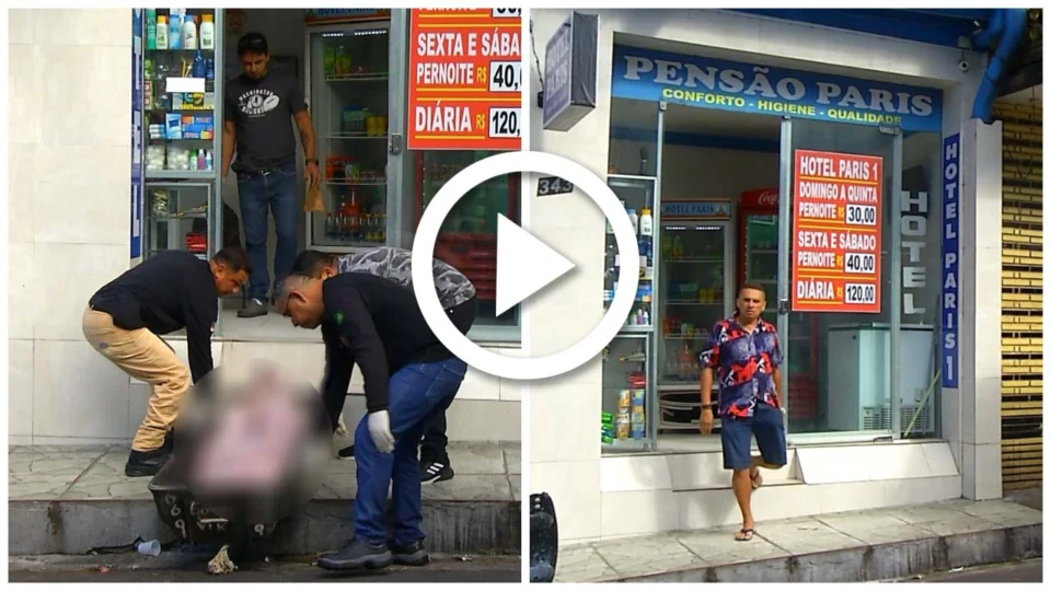VÍDEO: homem é encontrado morto em quarto de hotel no Centro de Manaus