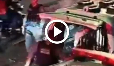 VÍDEO: adolescente são apreendidos suspeitos de roubarem viatura da PM em Manaus