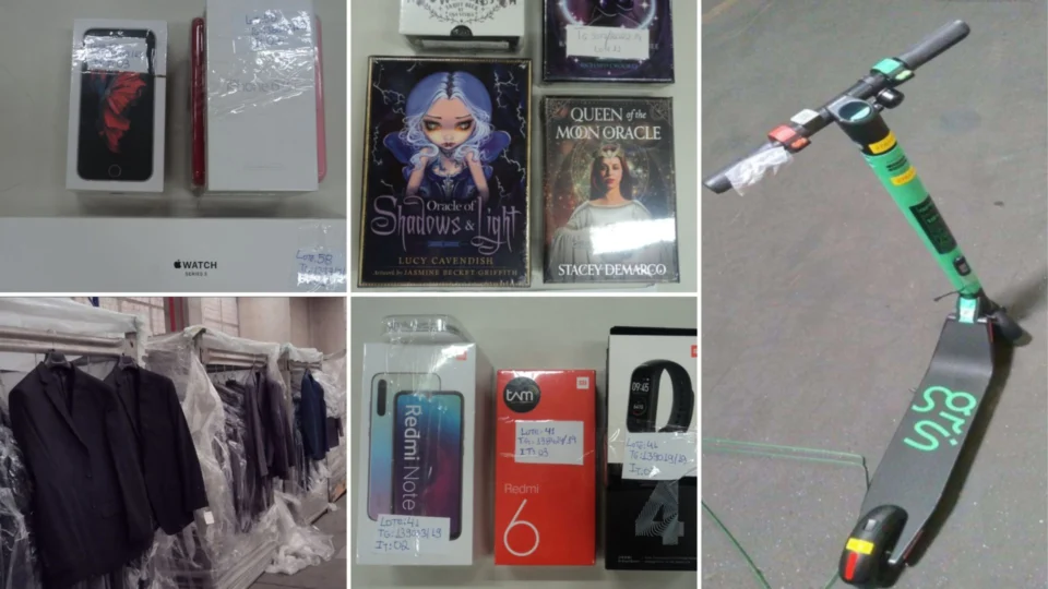 Receita Federal de SP realiza leilão de iPhone, patinete elétrico, cartas de tarô e outros objetos; veja como participar