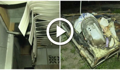 VÍDEO: quitinete pega fogo no Bairro Alfredo Nascimento, Zona Norte de Manaus