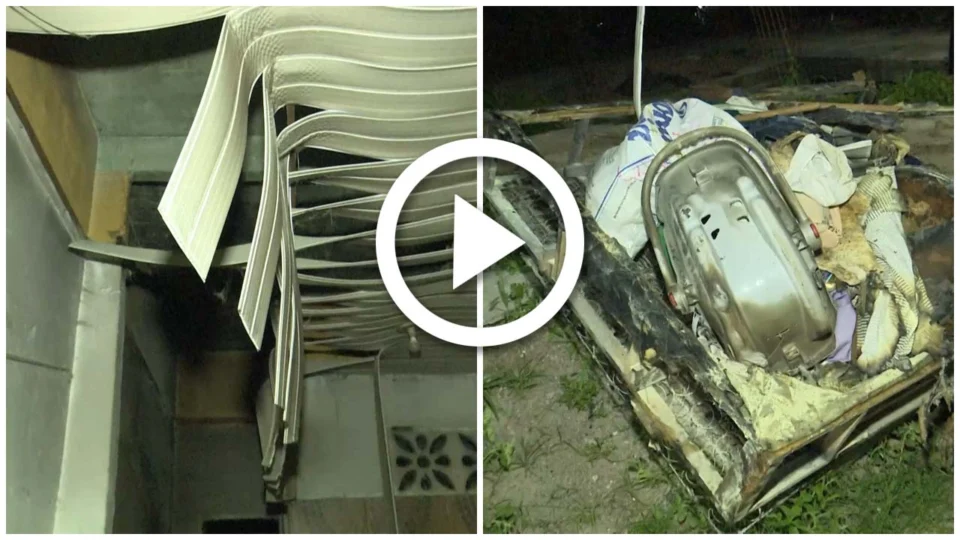 VÍDEO: quitinete pega fogo no Bairro Alfredo Nascimento, Zona Norte de Manaus