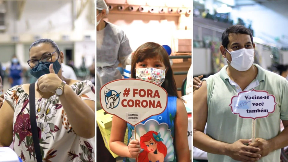 COVID-19: mais de 680 mil pessoas estão atrasadas para terceira dose da vacina em Manaus