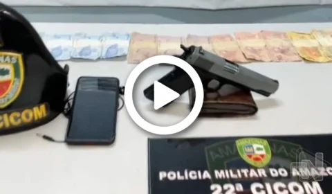 VÍDEO: ônibus da linha 100 é assaltado e um dos suspeitos é preso em Manaus