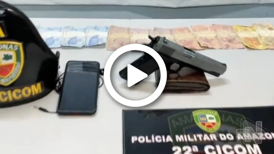 VÍDEO: ônibus da linha 100 é assaltado e um dos suspeitos é preso em Manaus