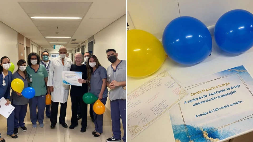 Chiquinho Scarpa recebe alta hospitalar após ficar internado por mais de três meses em SP