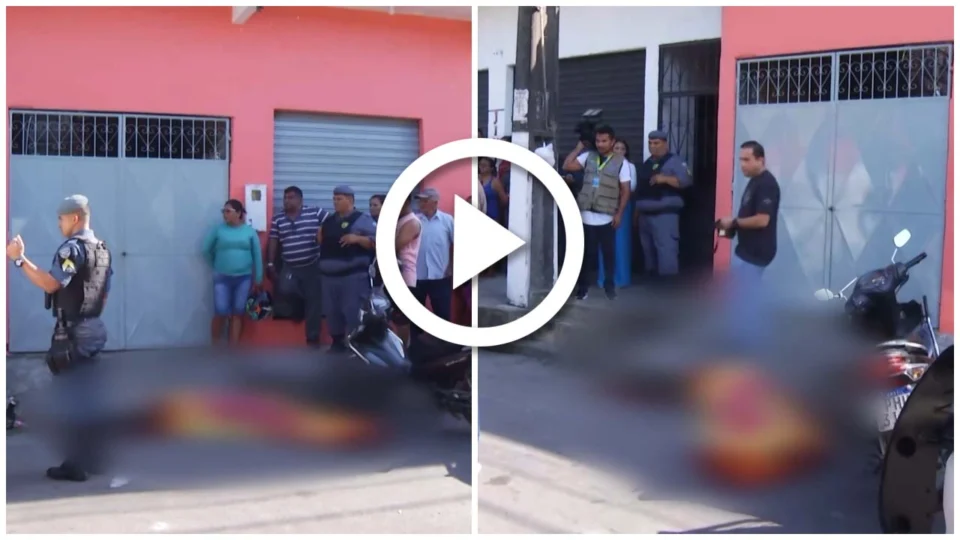 VÍDEO: homem é executado na frente da esposa na Zona Norte de Manaus
