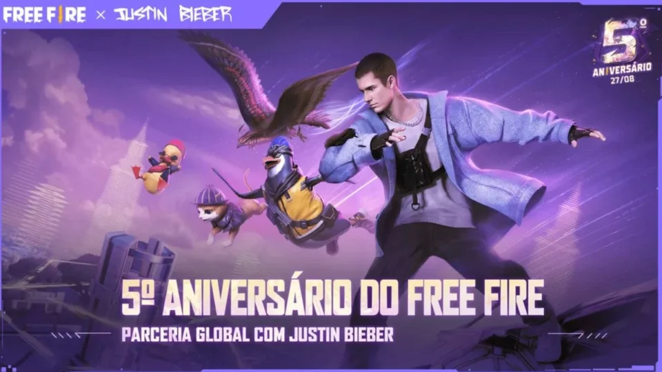 Freefire: Justin Bieber deve lançar música do jogo neste sábado