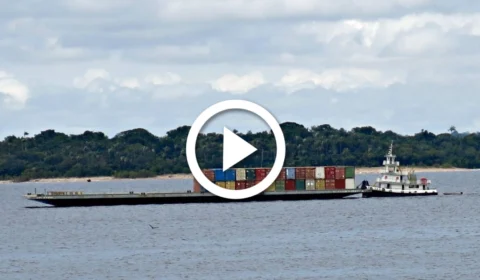 Vídeo: Sindarma alerta transportadoras fluviais para riscos na vazante dos rios no Amazonas