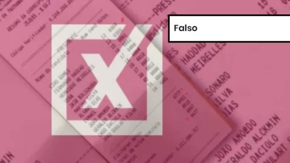 Projeto Comprova: Montagem de 2018 volta a circular para atacar sistema eletrônico de votação