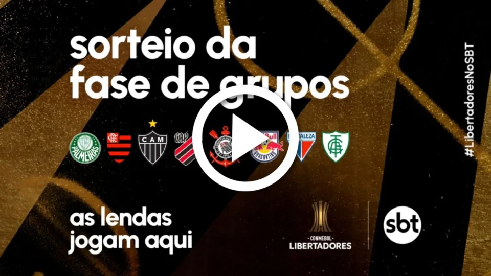 VÍDEO: veja como foi o sorteio de grupos da Copa Libertadores da América 2022