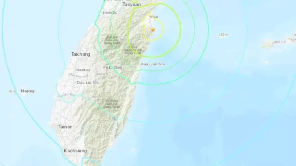 VÍDEO: Taiwan registra tremor no mar de magnitude 6,6 na escala Richter