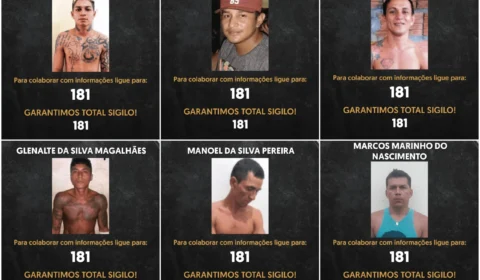 Seis homens estão sendo procurados por cometerem vários crimes em Fonte Boa-AM