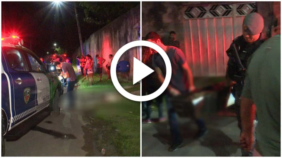 VÍDEO: homem é executado com 12 tiros na volta do trabalho na Zona Leste de Manaus