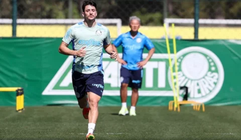 Palmeiras faz preparação para receber Internacional pela décima nona rodada do Brasileirão neste domingo, 24