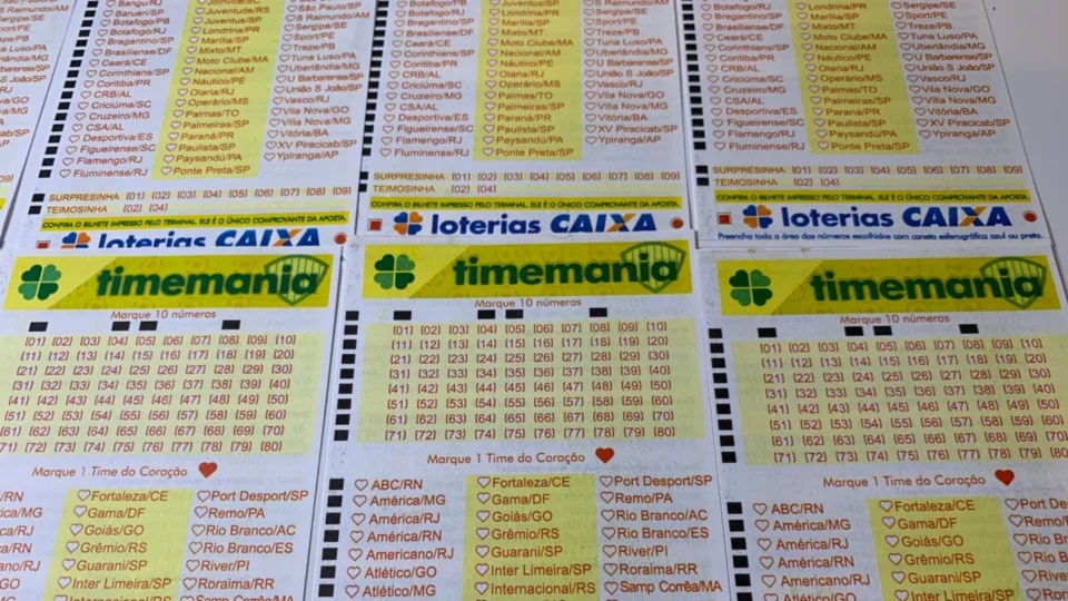 Timemania 1776 sorteia no sábado prêmio de R$ 12 milhões