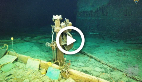 VÍDEO: imagens em 8k do Titanic mostra detalhes do navio naufragado em alta definição
