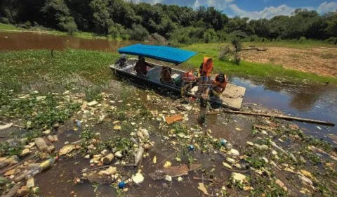 Exposição ‘Plástico Zero nos Igarapés’ segue até o próximo domingo em Manaus