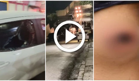 VÍDEO: motoristas de aplicativo tentam invadir comando de policiamento na Zona Centro-Oeste de Manaus