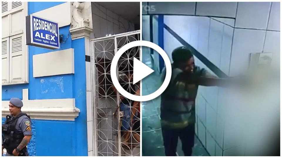 VÍDEO: funcionário de hotel é assassinado no Centro de Manaus