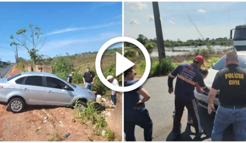 VÍDEO: motorista de aplicativo é feita refém na Ponte Rio Negro em Manaus
