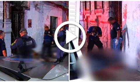 VÍDEO: vítima é assassinada a tiros na Avenida Joaquim Nabuco, Centro de Manaus