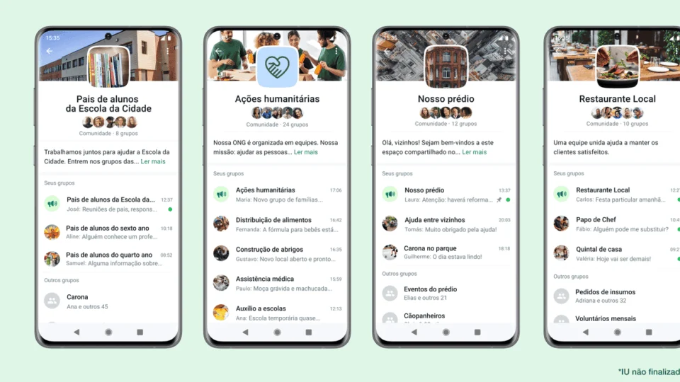 Whatsapp anuncia novos recursos onde grupos poderão ultrapassar os 256 usuários