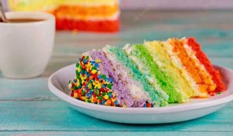 RECEITA FÁCIL: no Dia Internacional do Orgulho LGBTQIA+, aprenda a fazer bolo colorido em camadas