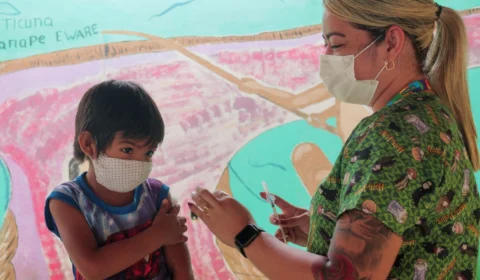 No AM, mais 240 mil doses de vacinas contra Covid-19 foram aplicadas em crianças de 5 a 11 anos