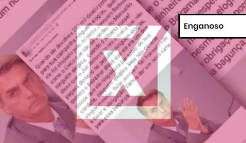 Projeto Comprova: Post deturpa falas de Beira-Mar, Youssef e Barbosa sobre Bolsonaro