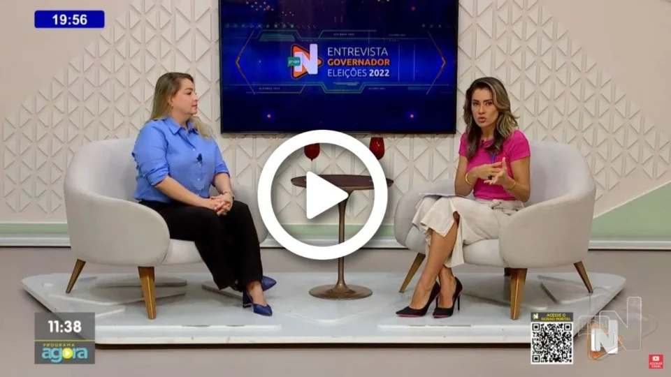 VÍDEO: candidata ao governo do AM, Carol Braz é entrevistada do programa Agora