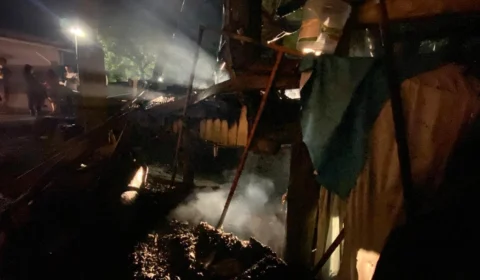 Incêndio atinge casas no bairro da Paz e deixa famílias desabrigadas em Manaus