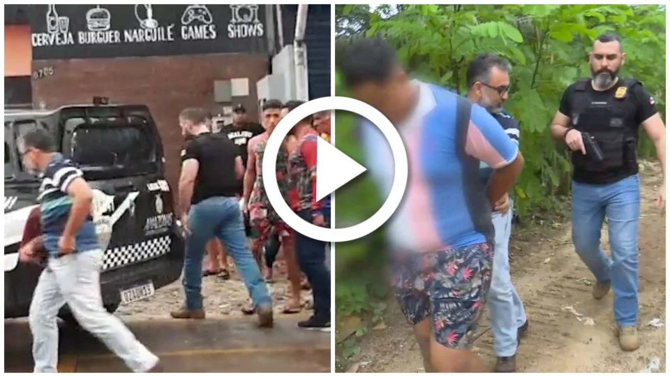 VÍDEO: adolescente é apreendido após assalto a cliente de restaurante na Zona Centro-Sul de Manaus