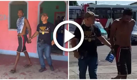 VÍDEO: homem é preso por ser acusado de três homicídios na Zona Leste de Manaus