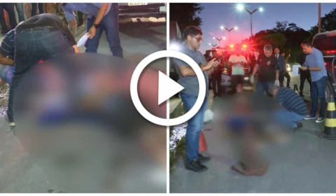 VÍDEO: corpo de homem é jogado em avenida da Zona Norte de Manaus