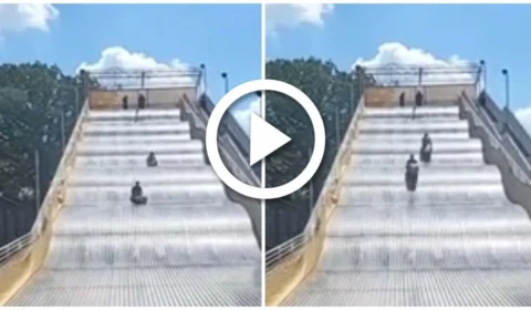 VÍDEO: tobogã é desativado em parque nos EUA por fazer crianças ‘voarem’ diversas vezes na descida