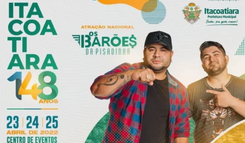 No AM, Prefeitura de Itacoatiara contrata ‘Barões da Pisadinha’ por R$ 350 mil para aniversário de 148 anos da cidade