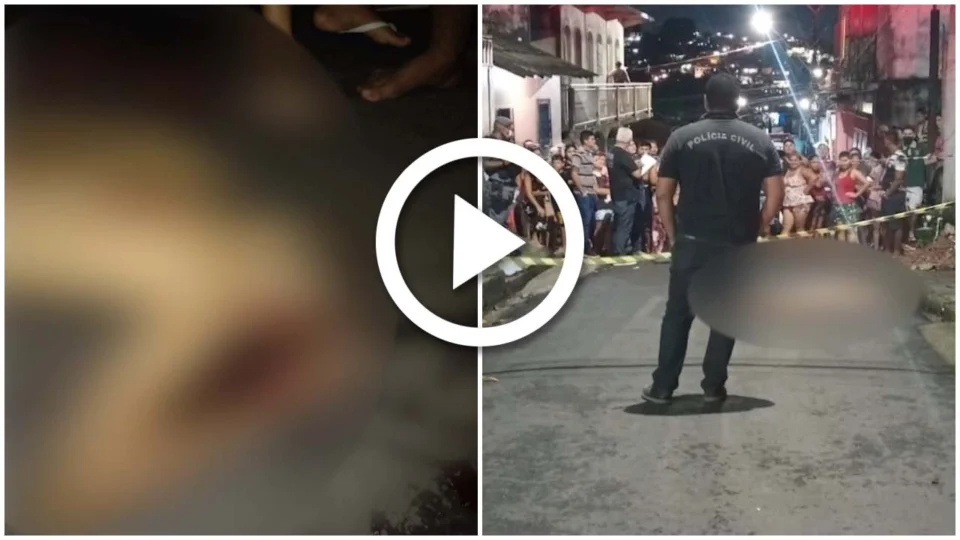 VÍDEO: autônomo é executado a tiros após briga em bar da Zona Leste de Manaus